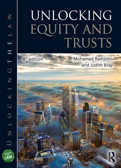 Book cover of Unlocking Equity and Trusts (8) (Unlocking the Law)