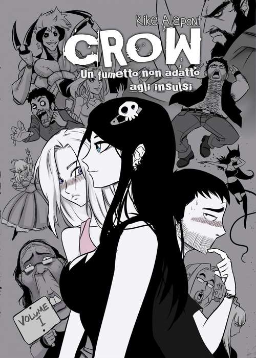 Book cover of Crow, un fumetto non adatto agli insulsi