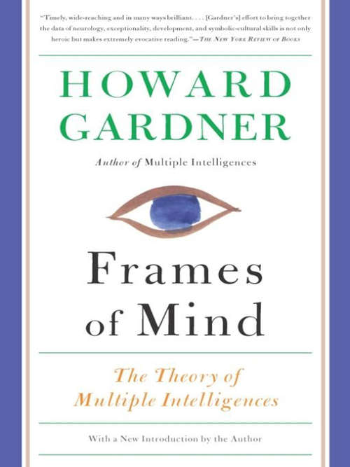 Book cover of Frames of Mind: The Theory of Multiple Intelligences (3)