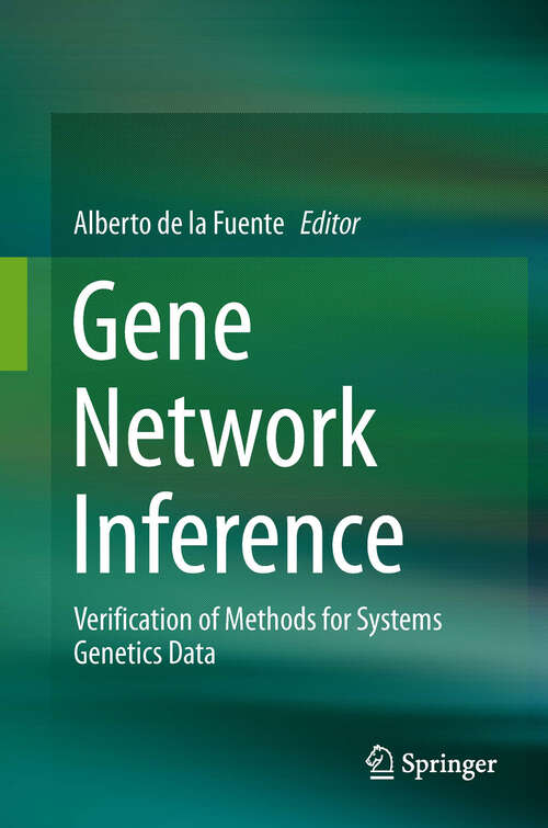 Book cover of Gene Network Inference