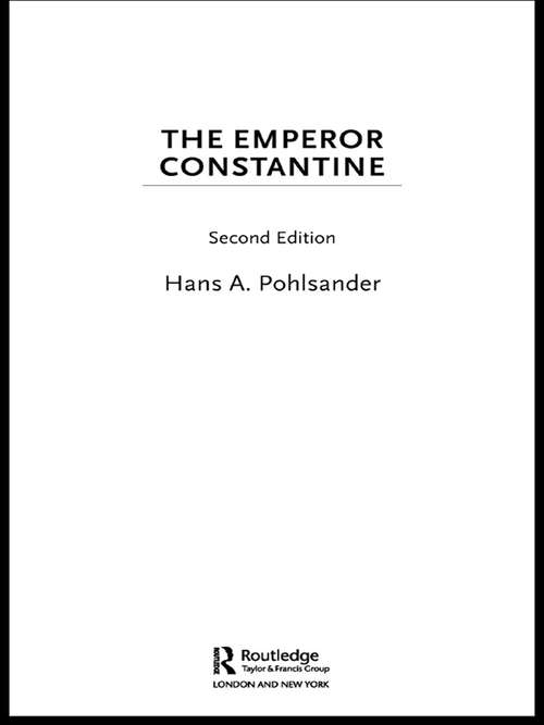 Book cover of Emperor Constantine