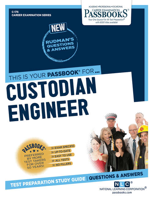 Book cover of Custodian-Engineer: Passbooks Study Guide (Career Examination Series: C-36)