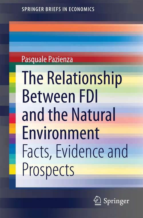 Book cover of The Relationship Between FDI and the Natural Environment