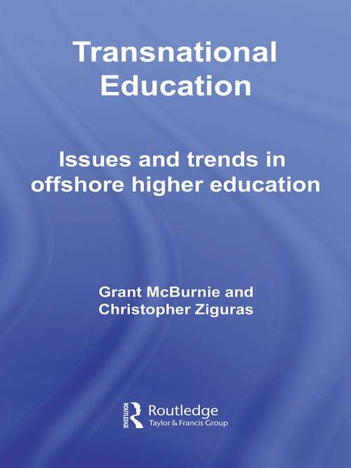Book cover of Transnational Education: Issues and Trends in Offshore Higher Education