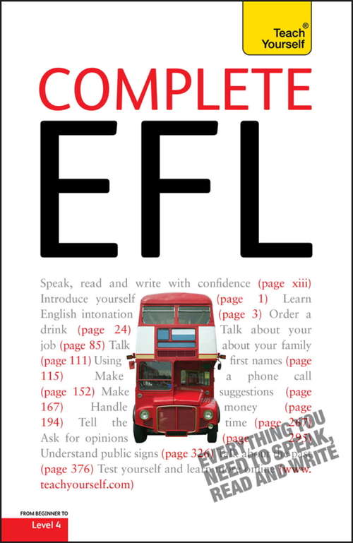 Book cover of Complete English as a Foreign Language Beginner to Intermediate Course