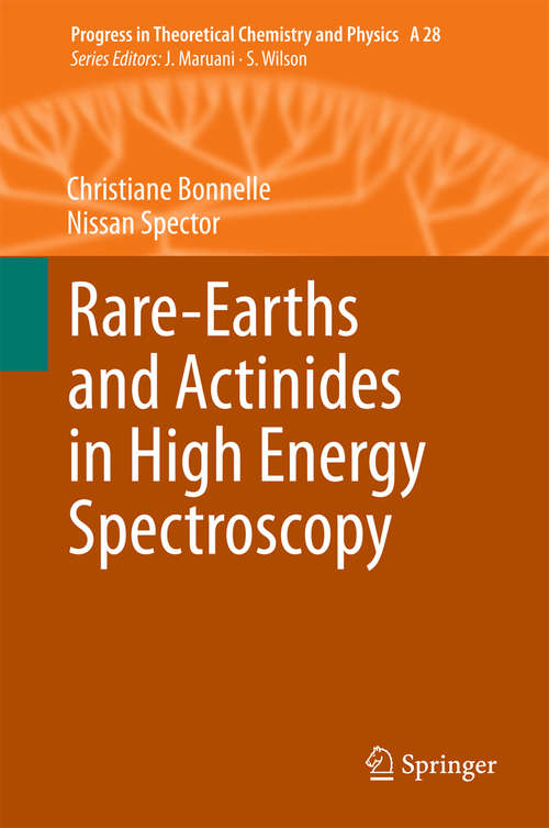 Book cover of Rare-Earths and Actinides in High Energy Spectroscopy