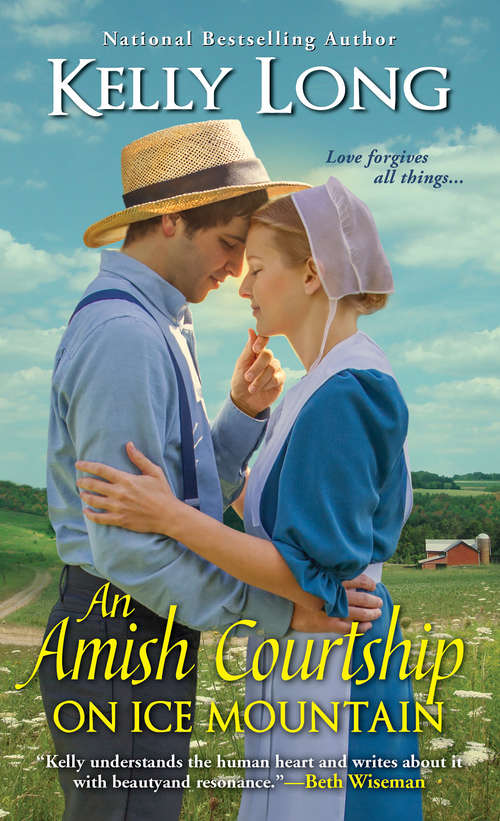 Book cover of An Amish Courtship on Ice Mountain (Ice Mountain #4)