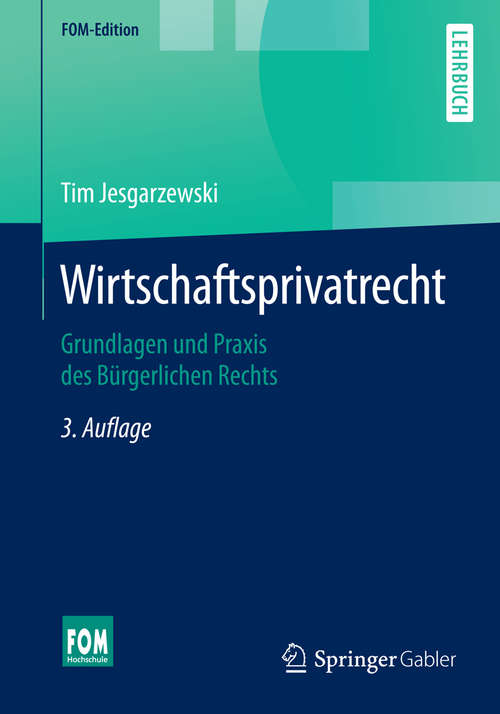 Book cover of Wirtschaftsprivatrecht, 3.  Auflage