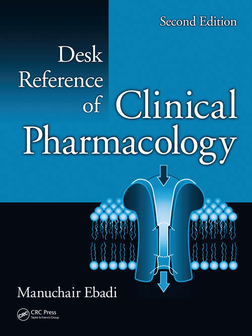 Book cover of Desk Reference of Clinical Pharmacology (2)