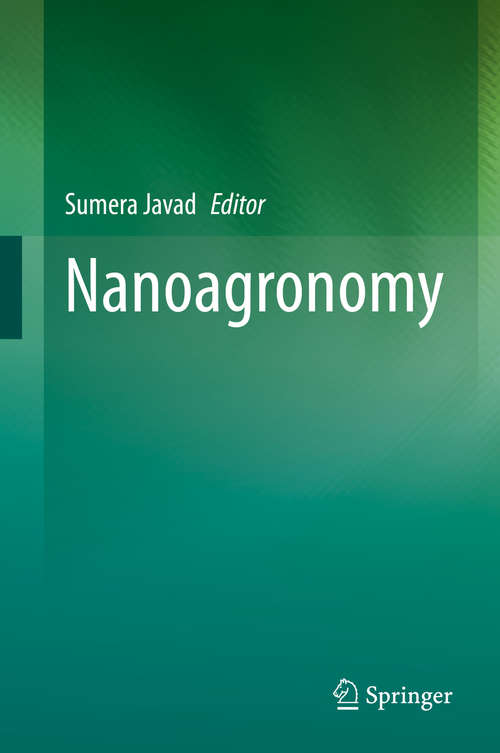 Book cover of Nanoagronomy (1st ed. 2020)