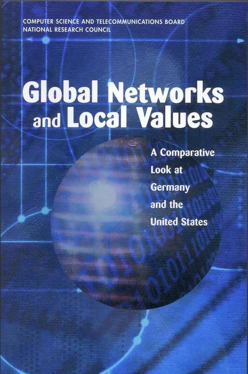 Book cover of Global Networks and Local Values: A Comparative Look at Germany and the United States