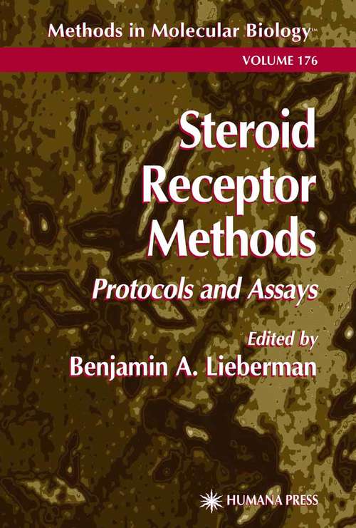 Book cover of Steroid Receptor Methods