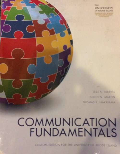 Book cover of Communication Fundamentals