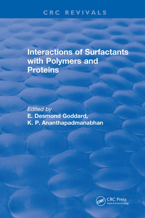 Book cover of Interactions of Surfactants with Polymers and Proteins