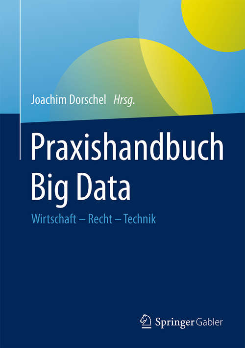 Book cover of Praxishandbuch Big Data