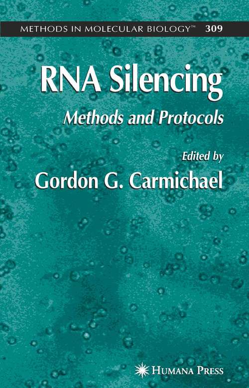 Book cover of RNA Silencing