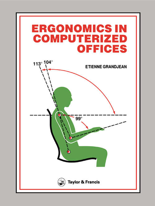 Book cover of Ergonomics In Computerized Offices