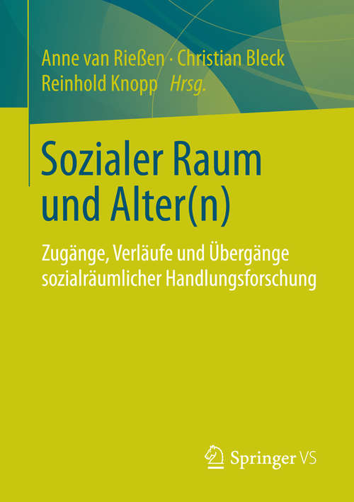 Book cover of Sozialer Raum und Alter(n)