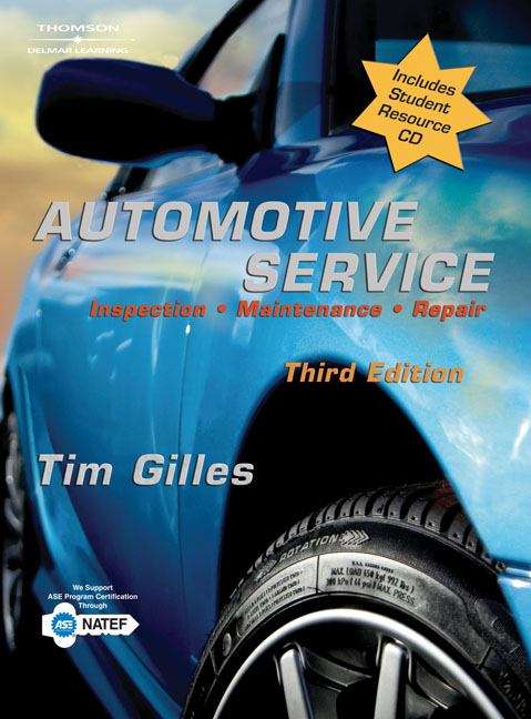 Book cover of Automotive Service: Inspection, Maintenance, Repair