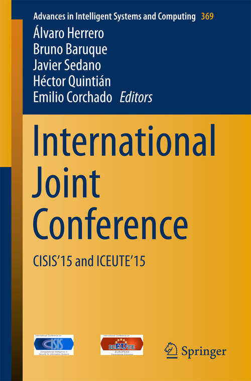 Book cover of International Joint Conference