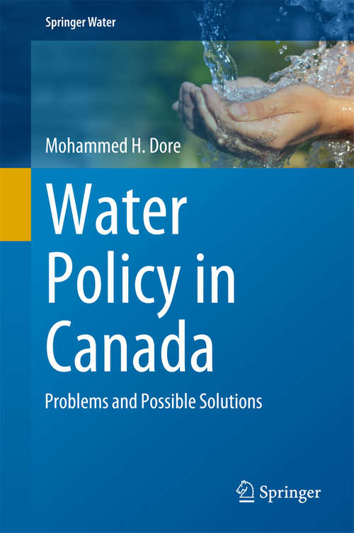 Book cover of Water Policy in Canada