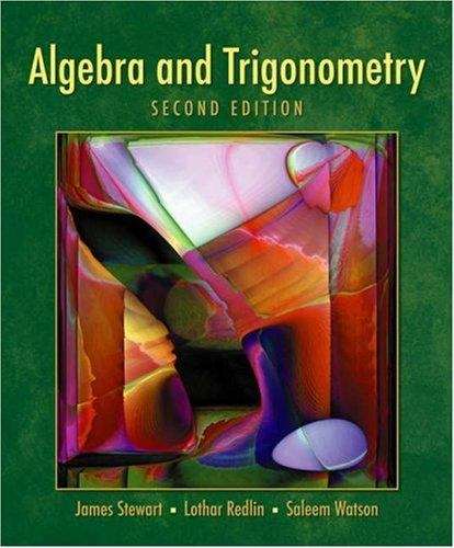 Book cover of Algebra and Trigonometry