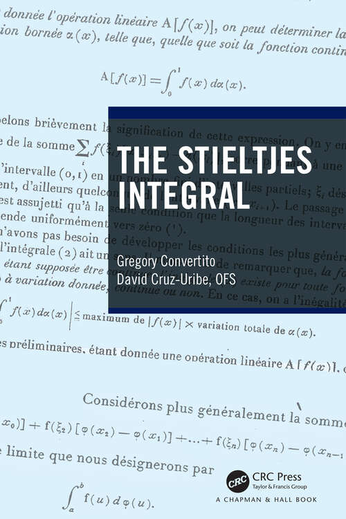 Book cover of The Stieltjes Integral