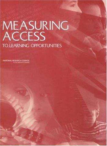 Book cover of Measuring Access To Learning Opportunities