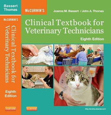 Book cover of McCurnin's Clinical Textbook for Veterinary Technicians (Eighth Edition)