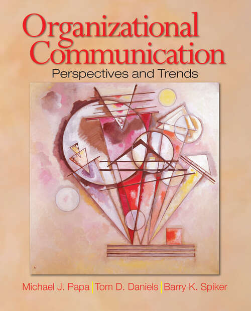 Book cover of Organizational Communication: Perspectives and Trends