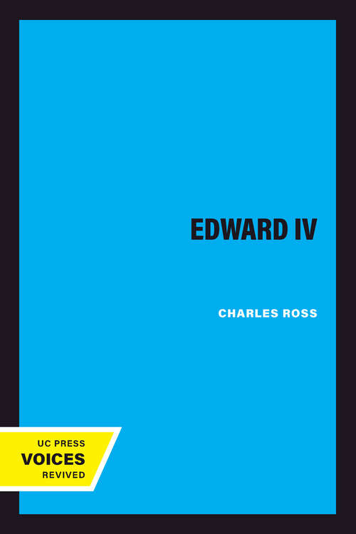 Book cover of Edward IV