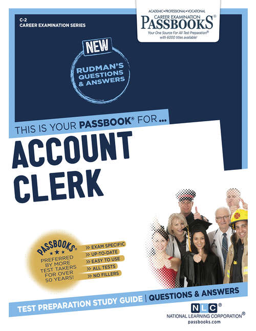 Book cover of Account Clerk: Passbooks Study Guide (Career Examination Series: C-3221)