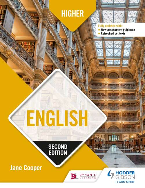 Book cover of Higher English: Second Edition