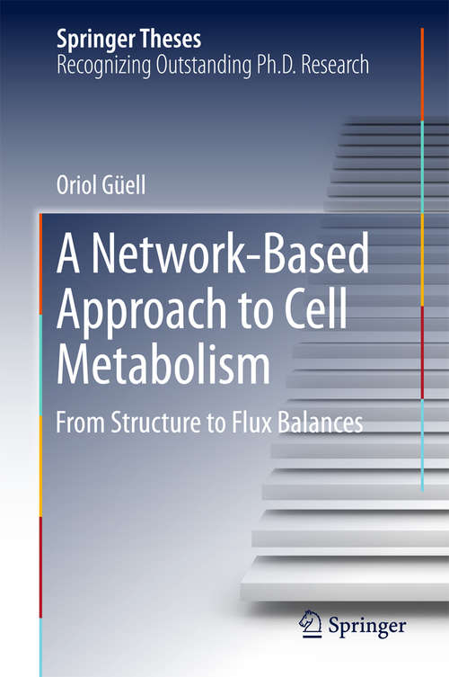 Book cover of A Network-Based Approach to Cell Metabolism