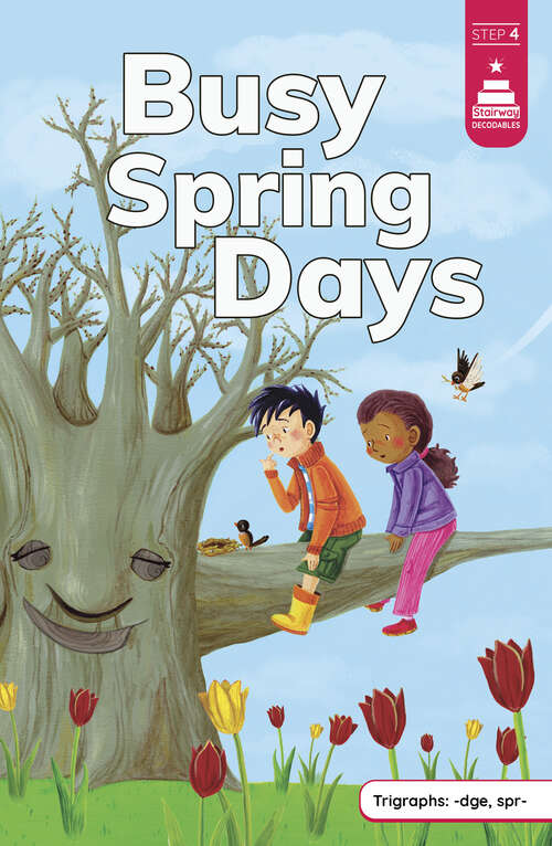 Book cover of Busy Spring Days (Stairway Decodables Step 4)