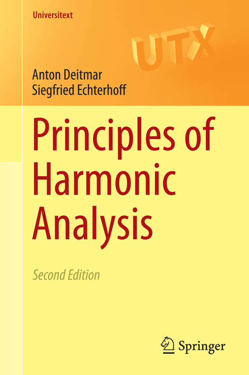 Book cover of Principles of Harmonic Analysis