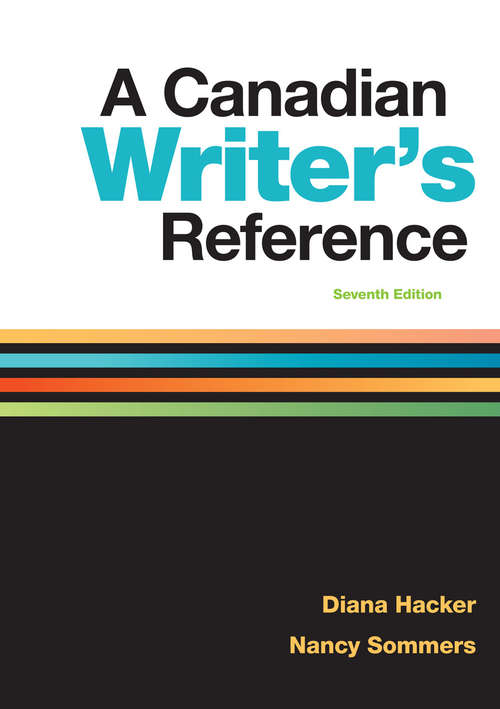 Book cover of A Canadian Writer’s Reference: Platinum Edition (7)