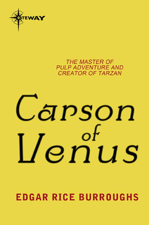 Book cover of Carson of Venus: Venus Book 3