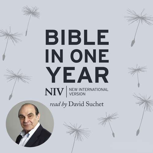 Book cover of NIV Audio Bible in One Year read by David Suchet