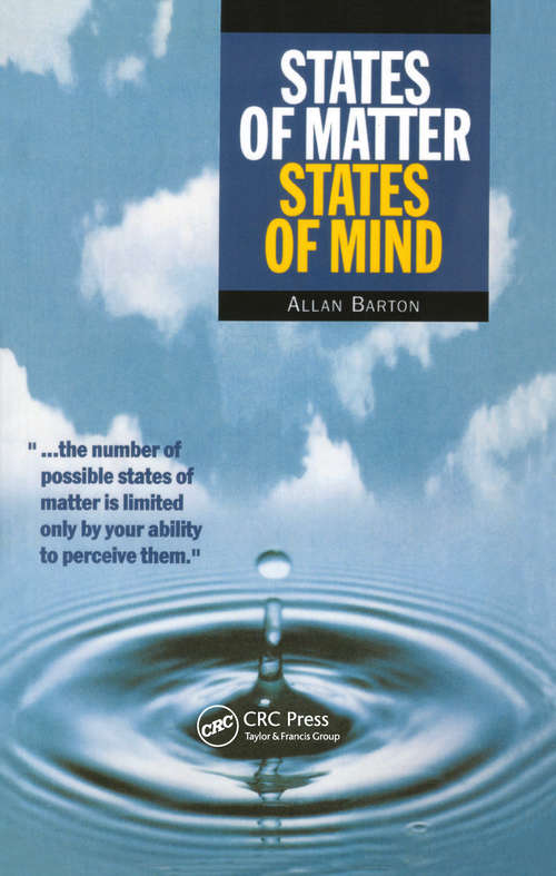 Book cover of States of Matter, States of Mind