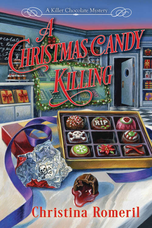 Book cover of A Christmas Candy Killing (A Killer Chocolate Mystery #1)