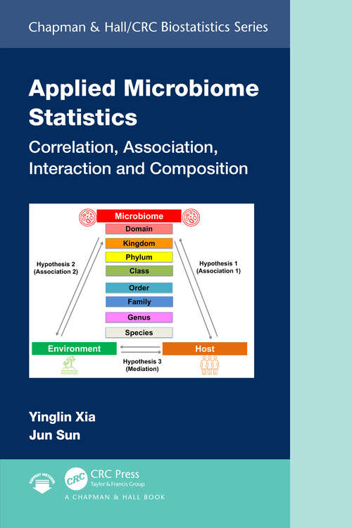 Book cover of Applied Microbiome Statistics: Correlation, Association, Interaction and Composition (Chapman & Hall/CRC Biostatistics Series)