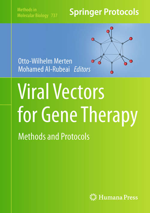 Book cover of Viral Vectors for Gene Therapy