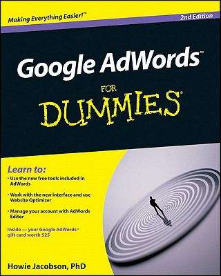 Book cover of Google AdWords For Dummies