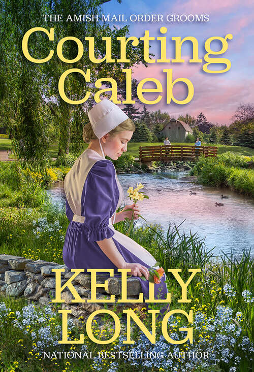 Book cover of Courting Caleb (The Amish Mail Order Grooms #2)