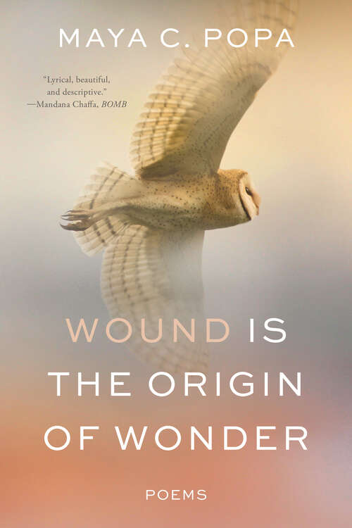 Book cover of Wound Is the Origin of Wonder: Poems