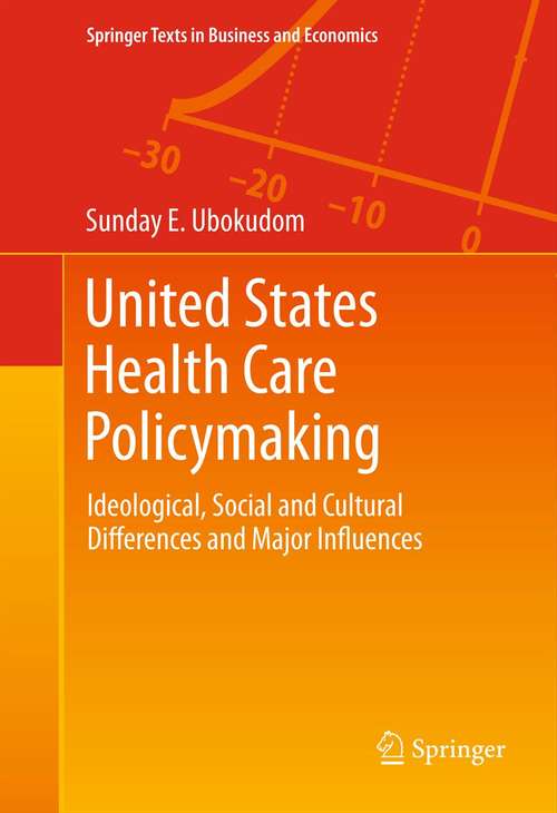 Book cover of United States Health Care Policymaking