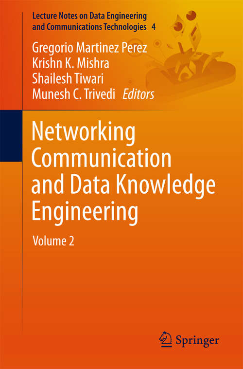 Book cover of Networking Communication and Data Knowledge Engineering