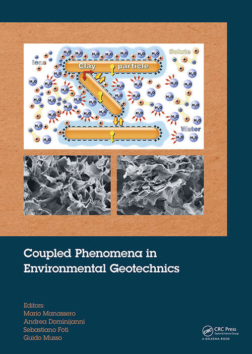 Book cover of Coupled Phenomena in Environmental Geotechnics (1)