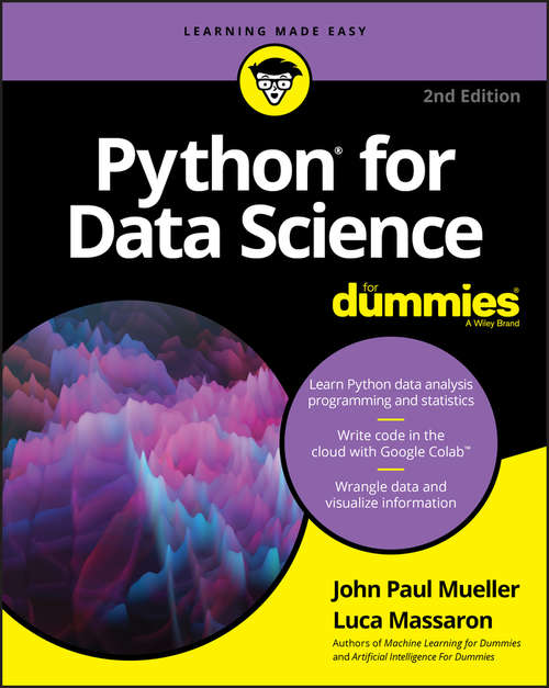 Book cover of Python for Data Science For Dummies (2)
